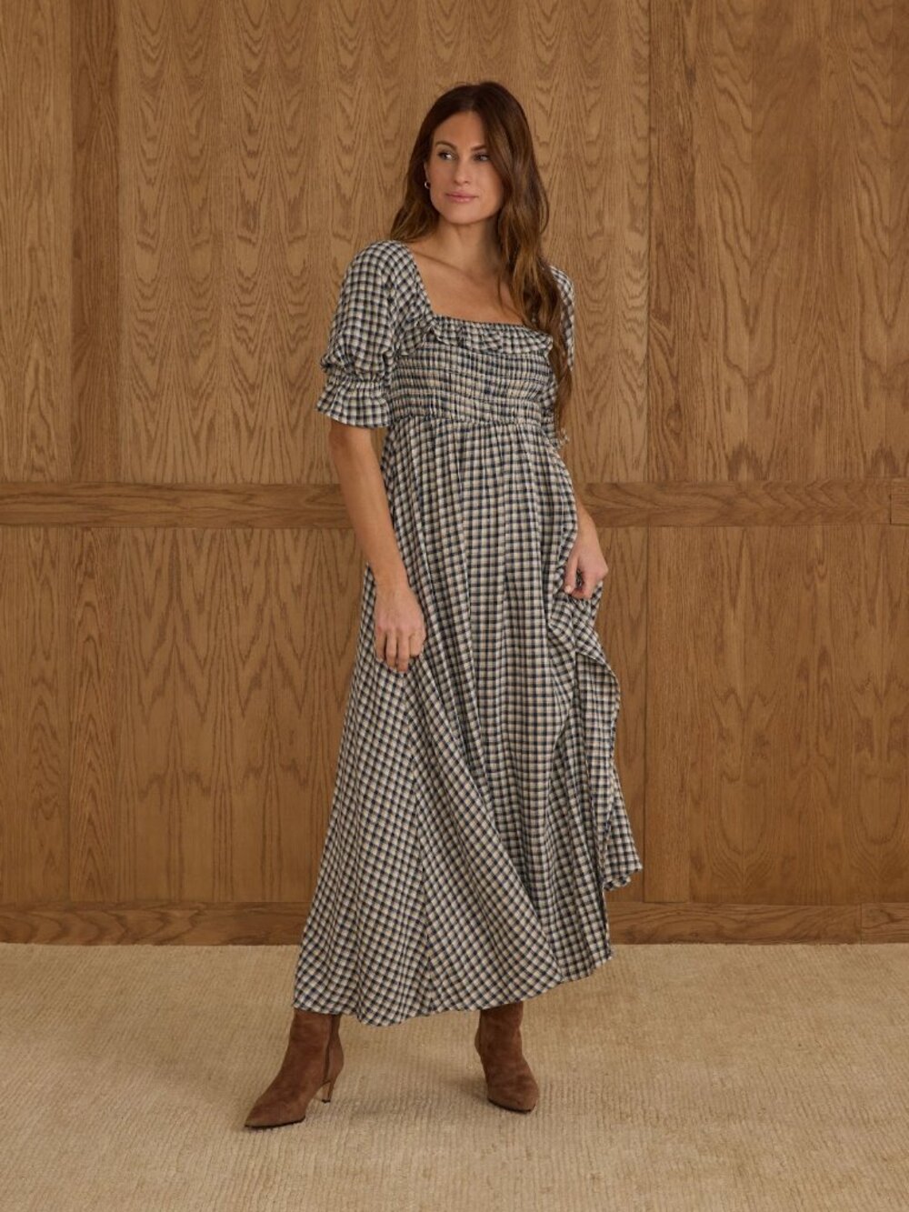 NWT Rylee + Cru Women’s Maxi Dress XS Blue